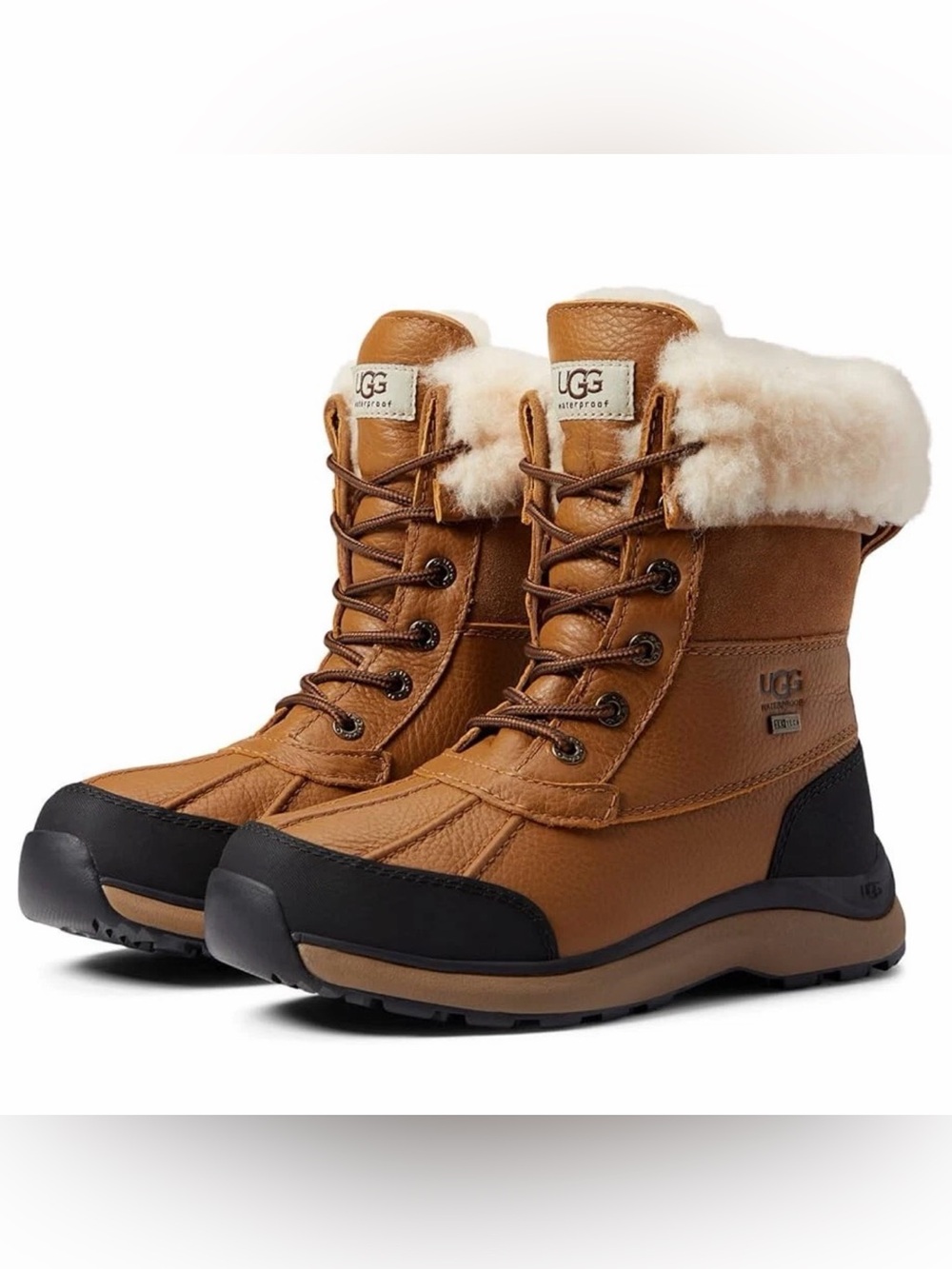 Women UGG Adirondack Boot III 1095141 Chestnut Waterproof 100% size 10